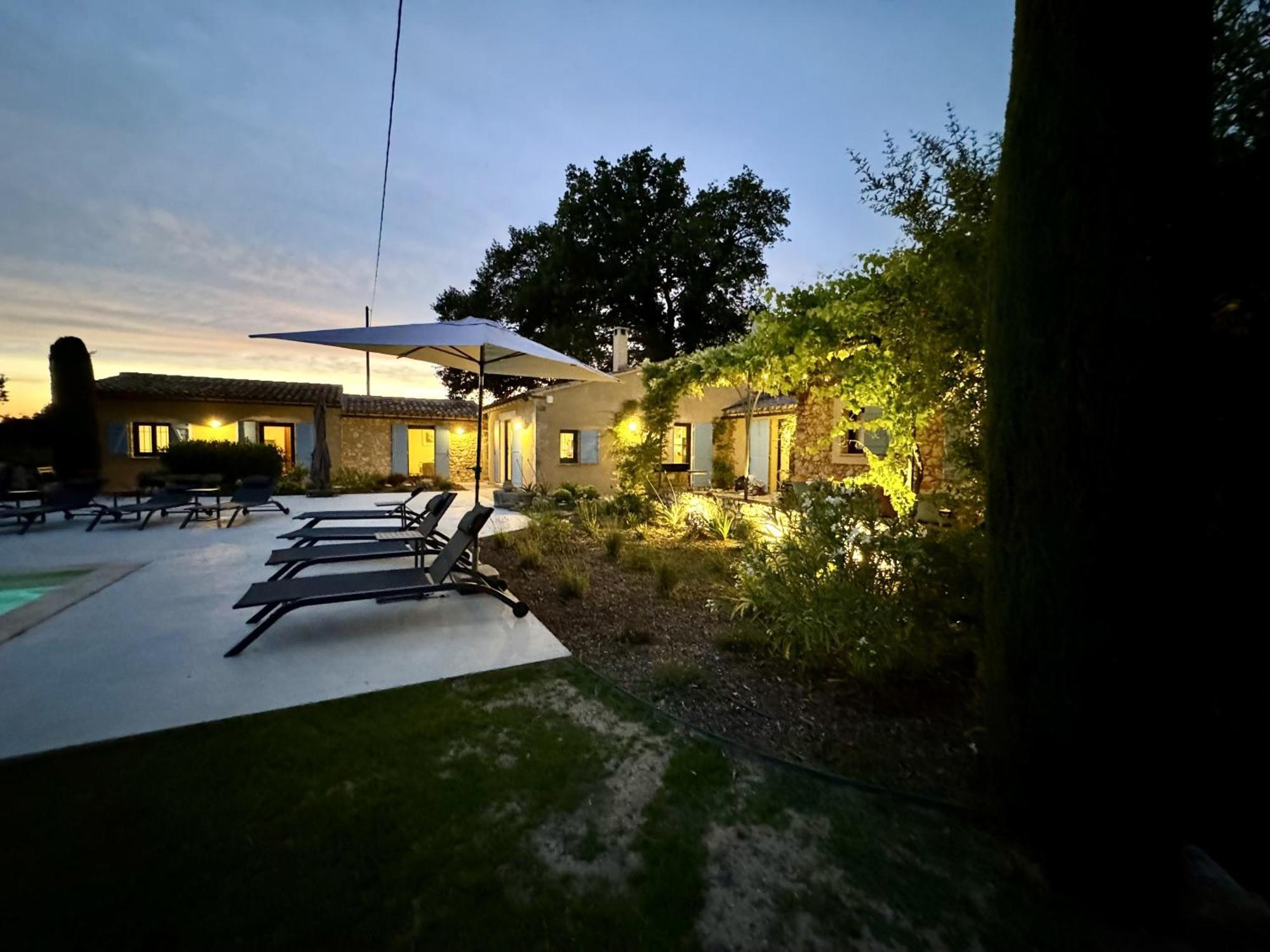 Provencal House With Heated Pool, View Of The Luberon In Robion - Accommodates 12 People. Exteriér fotografie