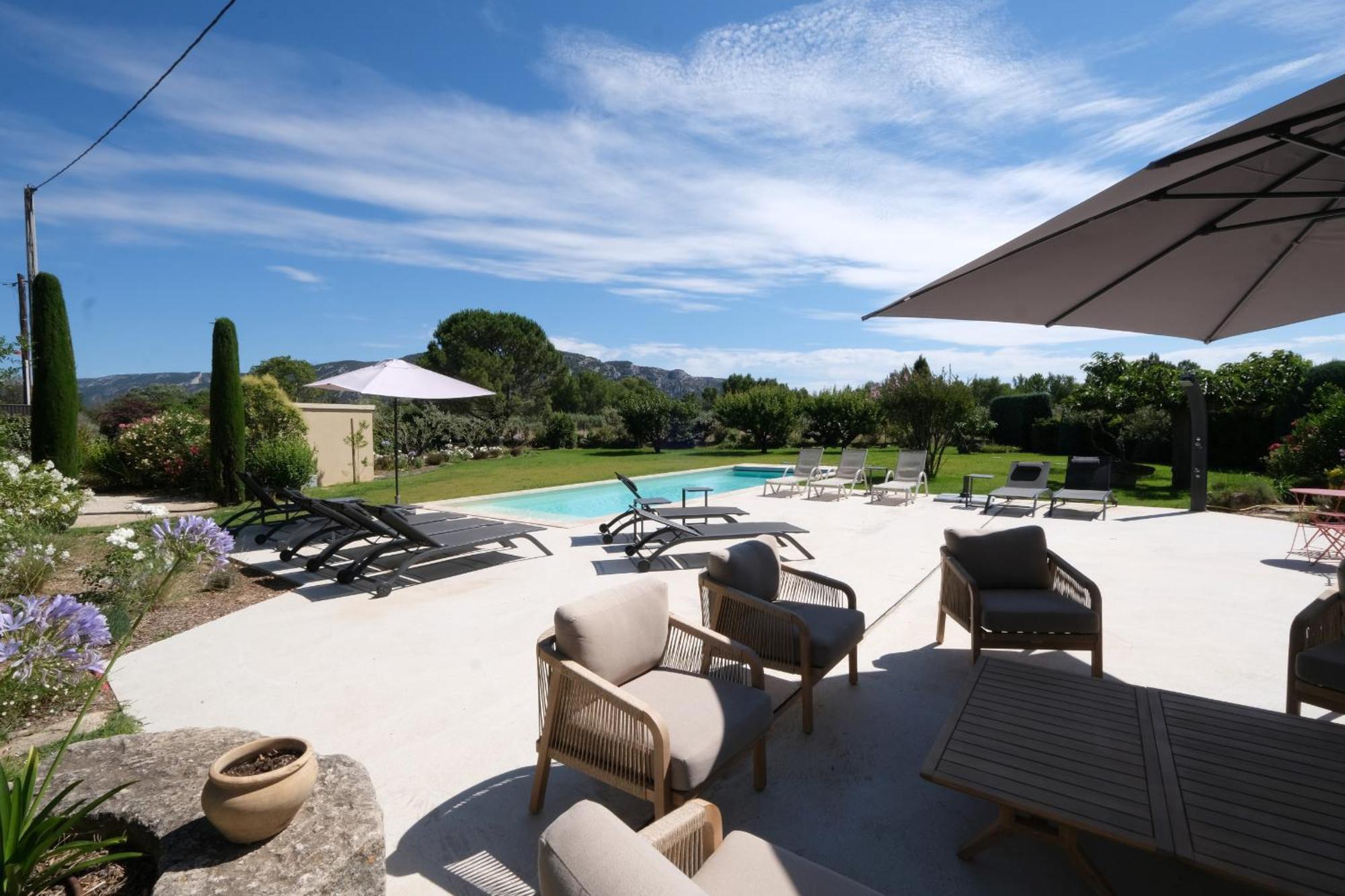 Provencal House With Heated Pool, View Of The Luberon In Robion - Accommodates 12 People. Exteriér fotografie