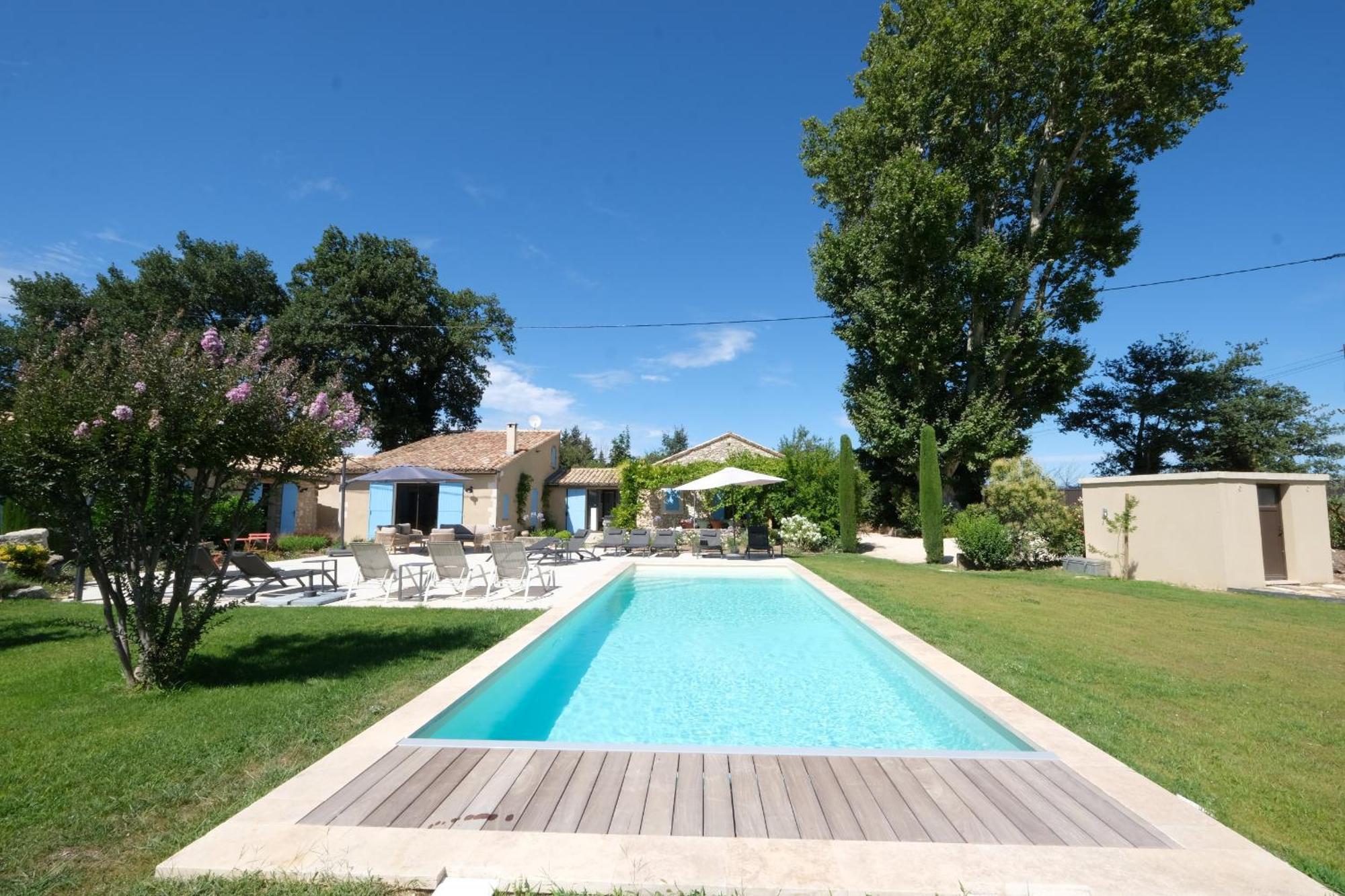 Provencal House With Heated Pool, View Of The Luberon In Robion - Accommodates 12 People. Exteriér fotografie